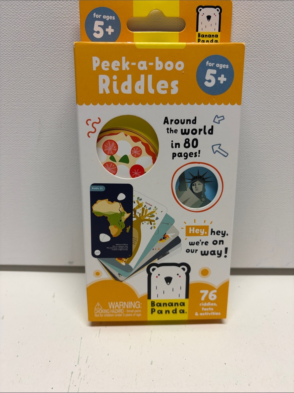 Peek-a-boo Riddles Card Game – Yellow